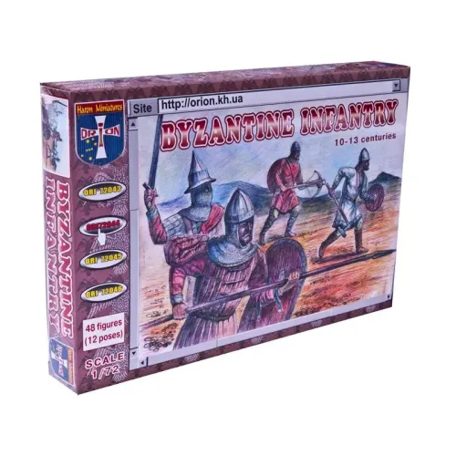 Фигуры и миниатюры Византийская пехота 10-13 век 1:72