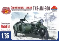 Радянський мотоцикл ТИЗ-АМ-600 з коляскою 1:35
