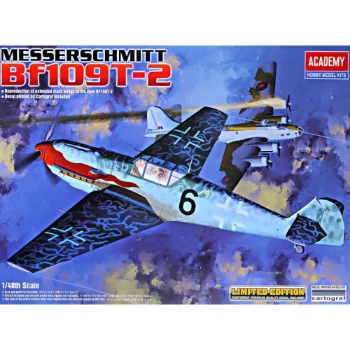 Збірна модель літака Літак Мессершмітт BF-109 T-2 (ACADEMY 12225) 1:48