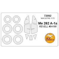 Маска для модели самолета Me-262A (Revell) 1:72