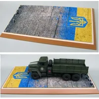 Подставка для моделей бронетехники. Тема: АТО, Украина (160x100 мм)