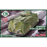 Бронедрезина БДТ-41 з вежею танка Т-34 і 76 мм гарматою 1:72
