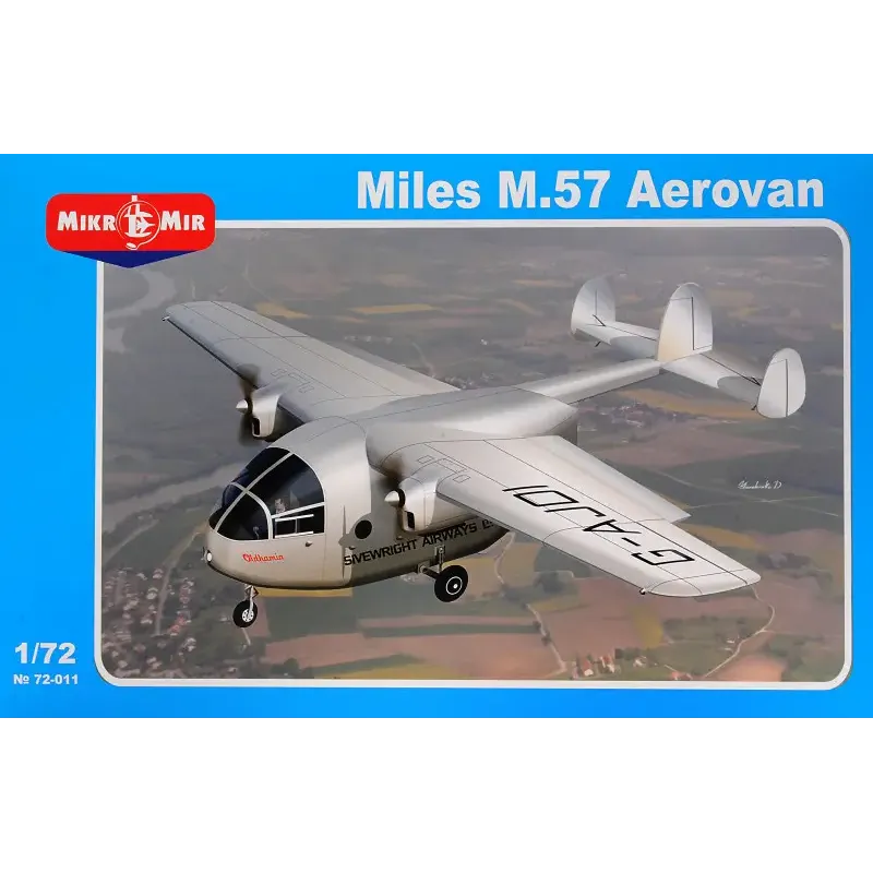 Збірна модель літака Транспортний літак Miles M.57 Aerovan 1:72 1:72