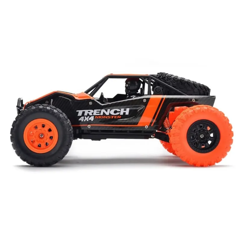 Машинка на радиоуправлении 1:24 HB Toys Багги 4WD на аккумуляторе (оранжевый)