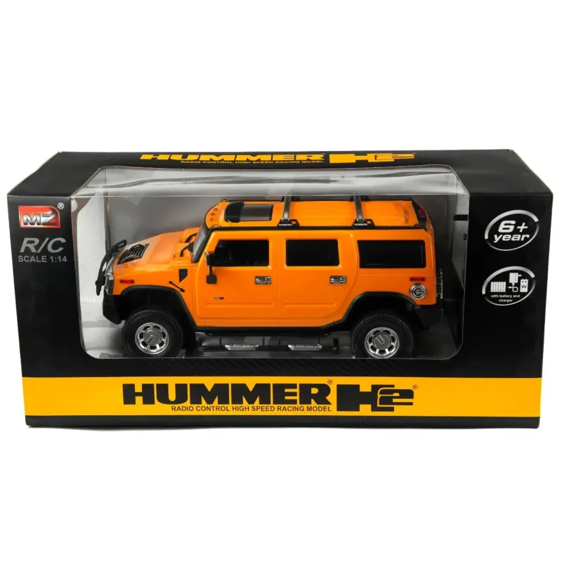 Машинка радиоуправляемая 1:14 Meizhi Hummer H2 (желтый)
