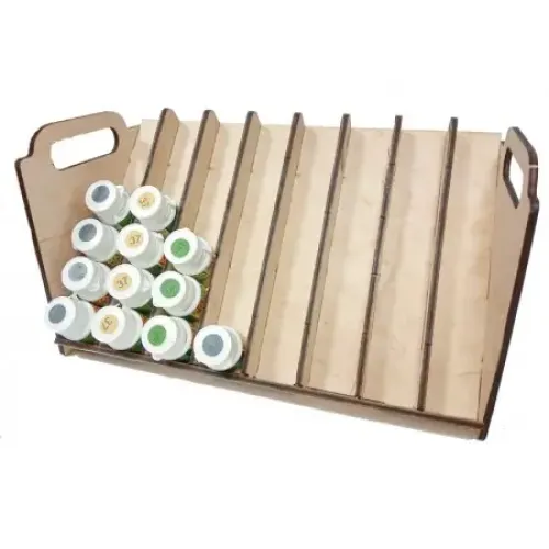 Модульное рабочее место WO-1228 Подставка под краску для 48 емкостей диаметром 30-32 мм.