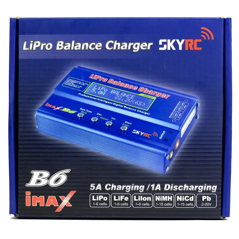 Зарядное устройство SkyRC iMAX B6 5A/50W без/БП универсальное (SK-100002-02)