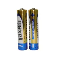 Батарейка AAA Maxell Alkaline LR03 в пленке 1шт (2шт в уп.)