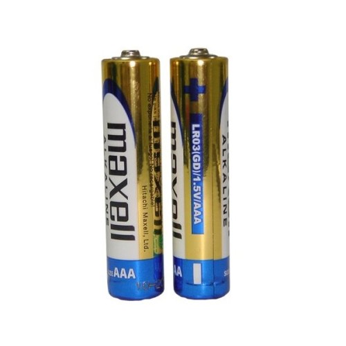 Батарейки Батарейка AAA Maxell Alkaline LR03 в пленке 1шт (2шт в уп.)