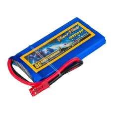 Аккумулятор Giant Power Li-Pol 1000mAh 3.7V 1S 35C 8x34x65мм JST