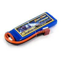 Аккумулятор для страйкбола Giant Power Li-Pol 7.4V 2S 2200mAh 25C 16х33х102мм T-Plug