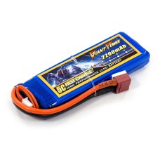 Аккумулятор для страйкбола Giant Power Li-Pol 7.4V 2S 2200mAh 25C 16х33х102мм T-Plug