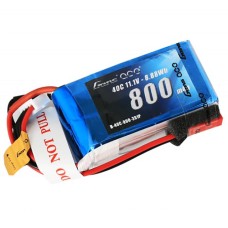 Аккумулятор Gens Ace LiPO 11,1 В 800 мАч 3S 40C (B-40C-800-3S1P)