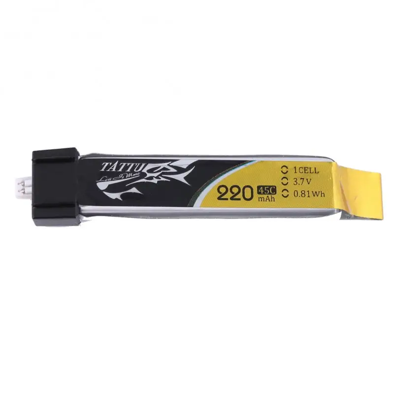 Аккумулятор Tattu LiPO 3,7 В 220 мАч 1S 45C (TA-45C-220-1S1P-Molex-1)