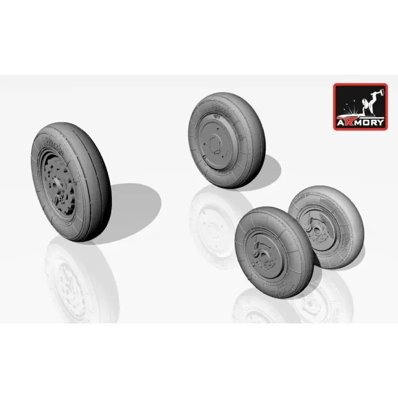 Колеса для Су-7Б / BM/BMK , поздний тип (AR-AW48006) Масштаб: 1:48