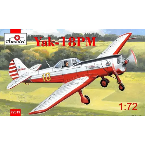 Сборная модель самолета Пилотажный самолет Як-18ПМ 1:72 1:72