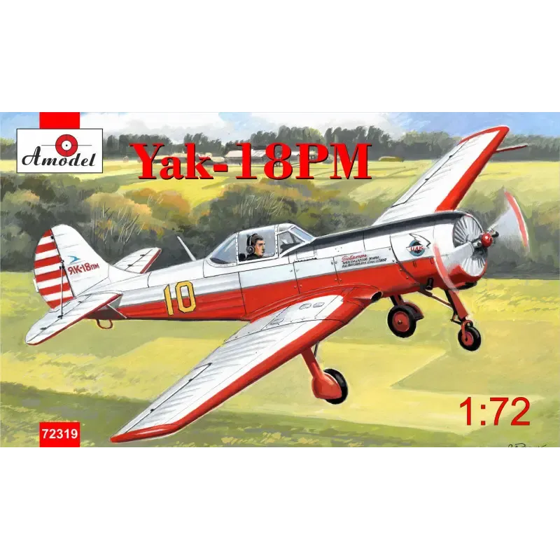 Збірна модель літака Пілотажний літак Як-18ПМ 1:72 1:72