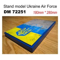 Подставка для моделей авиации. Тема: АТО, Украина (280x180 мм)