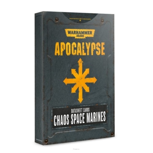 Apocalypse APOCALYPSE D/SHEETS: CHAOS S/MARINES ENG