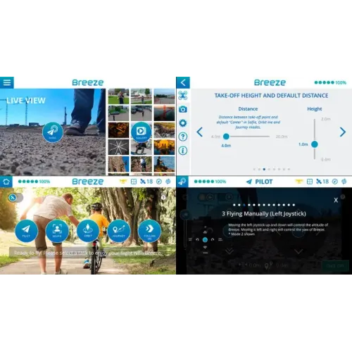 Квадрокоптери Квадрокоптер Yuneec Breeze 4К FPV RTF (YUNFCAEU)