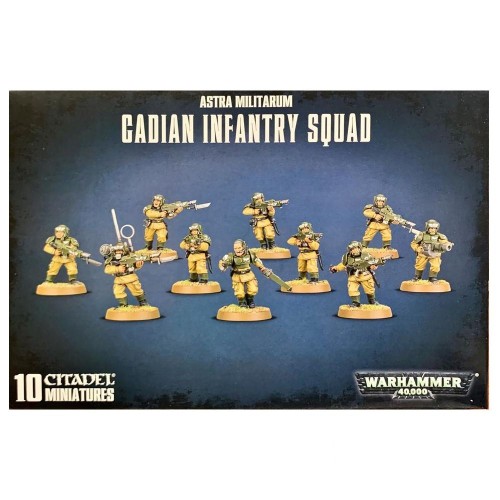 Astra Militarum (Imperial Guard) ASTRA MILITARUM CADIAN INFANTRY SQUAD