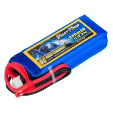 Аккумулятор Giant Power Li-Pol 800mAh 11.1V 3S 25C 17x25x68мм JST
