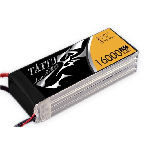 Аккумуляторы 14,8 V LiPo Аккумулятор Tattu LiPO 14,8 В 16000 мАч 4S 15C (TA-15C-16000-4S1P)