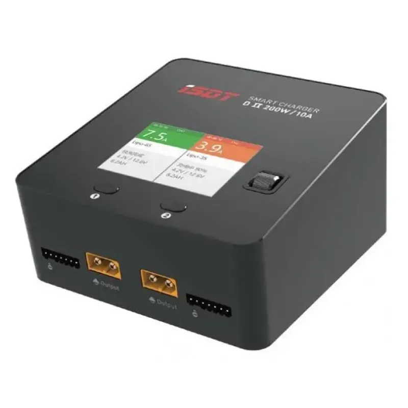 Зарядное устройство ISDT D2 Dual XT60 AC 100-240 В 12 A 200 Вт 1-6S