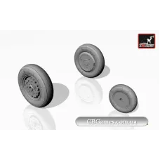 Колеса для Су-7Б, ранний тип (AR-AW48005) Масштаб:  1:48