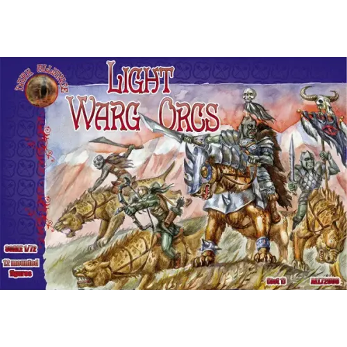 Фигуры и миниатюры Легкие Варг Орки 1:72