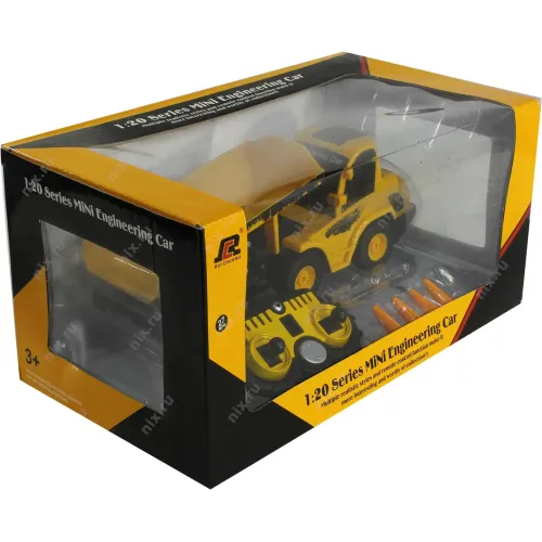 Игрушечные машинки Машинка Rui Chuang самосвал на р/у 1:20 Mini Engineering Car