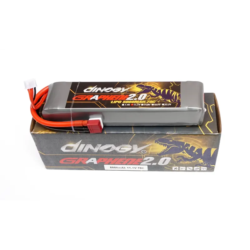 Аккумулятор Dinogy G2.0 Li-Pol 5000mAh 11.1V 3S 70C 29x48x165мм T-Plug