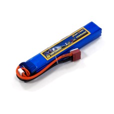 Аккумулятор для страйкбола Giant Power Li-Pol 11.1V 3S 1300mAh 25C 18х21х130мм T-Plug