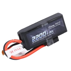 Аккумулятор Gens Ace LiPO 7,4 В 2200 мАч 2S 50C (B-50C-2200-2S1P-TRX)