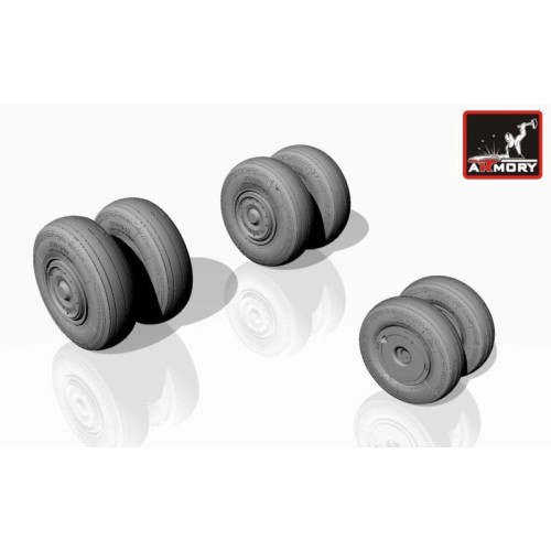 Фототравлення Колеса для Су-24 Fencer, поздний тип (AR-AW48018) Масштаб: 1:48