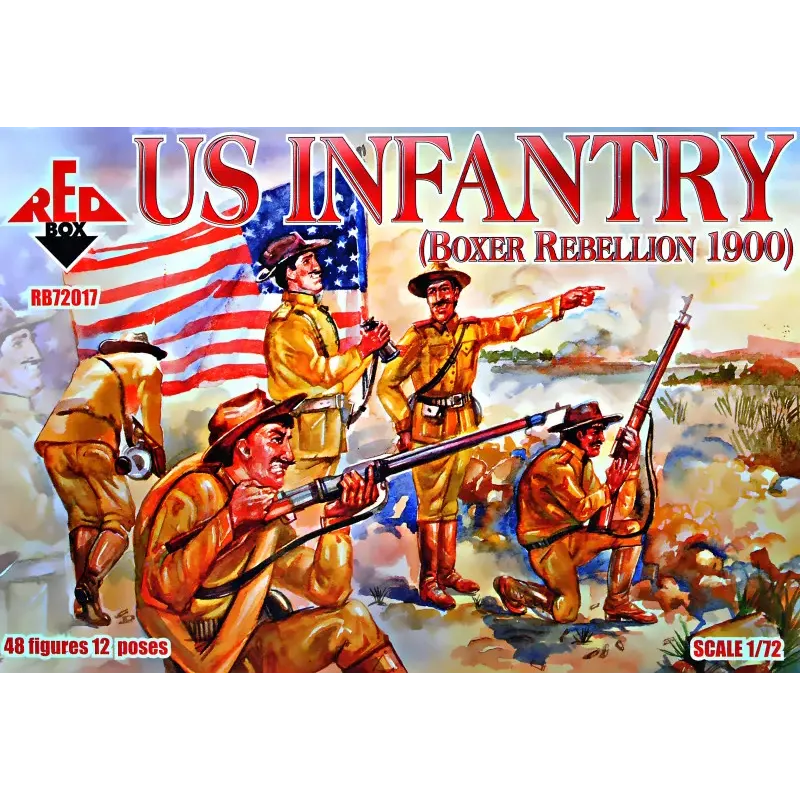 Збірна модель US Infantry, Boxer Rebellion 1900 1:72