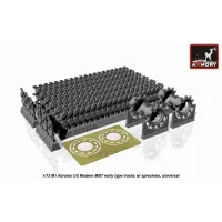 Траки для M1 Abrams, ранний тип с ведущими колесами 1:72