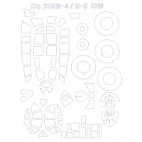 Маска для модели самолета Do 215B-4 / B-5 (ICM) 1:72
