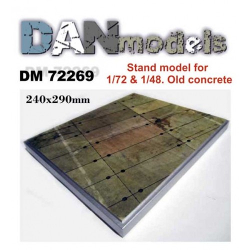 Дополнительное оборудование Подставка для моделей авиации. Тема: Стоянка самолета (290x240 мм) 1:72