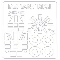 Маска для модели самолета Boulton Paul Defiant Mk.1 выпуска 2015 года (Airfix) 1:72