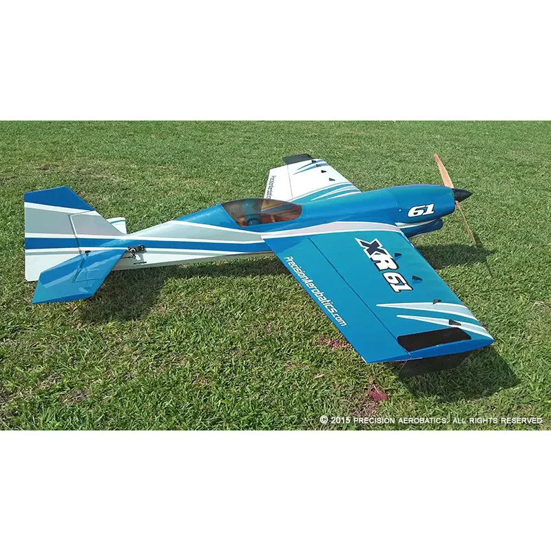 Самолёт р/у Precision Aerobatics XR-61 1550мм KIT (синий)