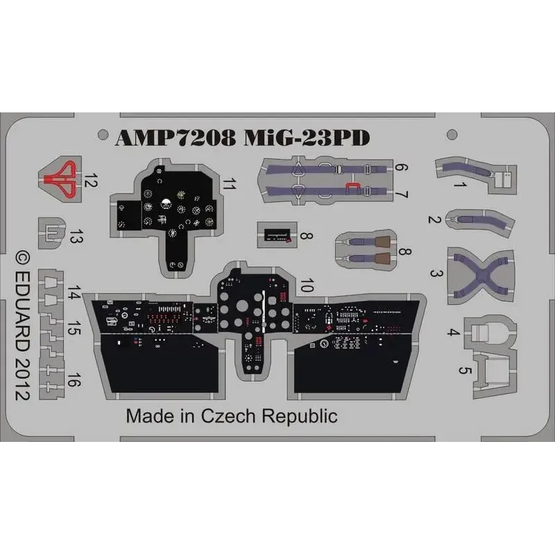Фототравление на Миг-23ПД (ART Model) (AMP7208) Масштаб: 1:72
