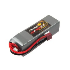 Аккумулятор Dinogy G2.0 Li-Pol 1300mAh 22.2V 6S 70C 31x35x105мм T-Plug