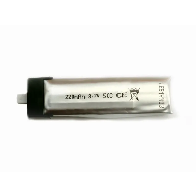 Аккумулятор Dinogy Li-Pol 220mAh 3.7V 1S 50C для Tiny Whoop и Inductrix XH-02 50х10х6 мм