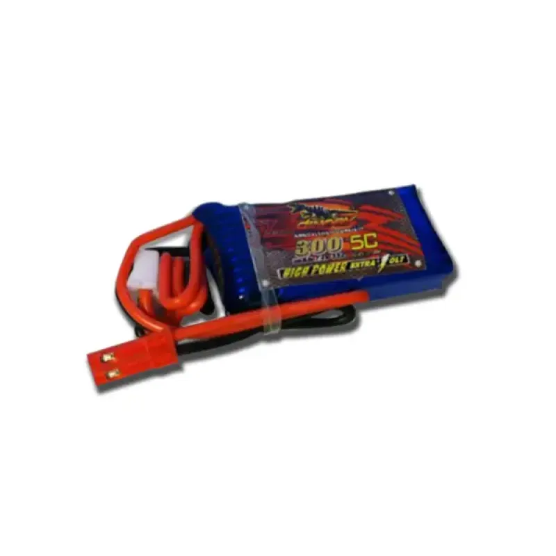 Аккумулятор Dinogy Li-Pol 300mAh 7.4V 2S 65C JST 45x16.5x13.4мм