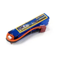 Аккумулятор для страйкбола Giant Power Li-Pol 11.1V 3S 1300mAh 25C 24х20х96мм T-Plug