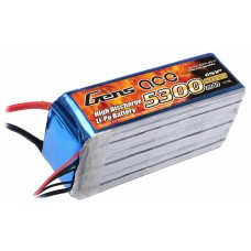 Аккумулятор Gens Ace LiPO 22,2 В 5300 мАч 6S 30C (B-30C-5300-6S1P)