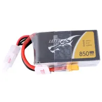Аккумулятор Tattu LiPO 11,1 B 850 мАч 3S 75C (TA-75C-850-3S1P-XT30)