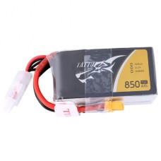 Аккумулятор Tattu LiPO 11,1 B 850 мАч 3S 75C (TA-75C-850-3S1P-XT30)