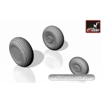 Колеса для A-20G Boston, поздний тип (AR-AW48308) Масштаб:  1:48